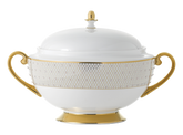 Princess Gold Covered Vegetable Bowl / Soup Tureen, Gold